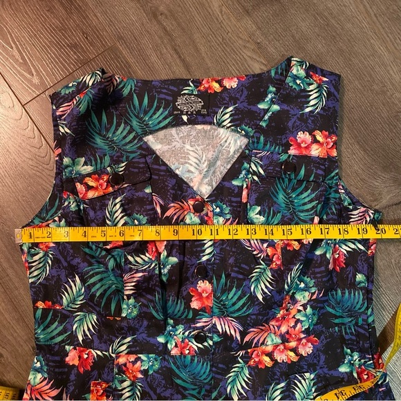 Hearts & Roses dress wiggle shift dress vintage inspired London UK - Picture 12 of 15